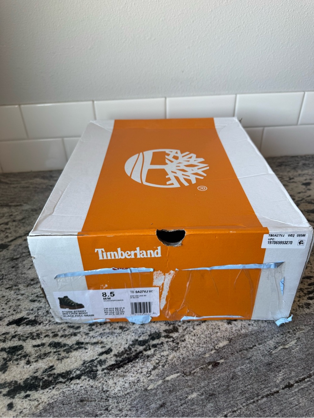Timberland Stone Street Mid Lace-Up Platform Hiker. Size 8.5. New in box! - Picture 2 of 4
